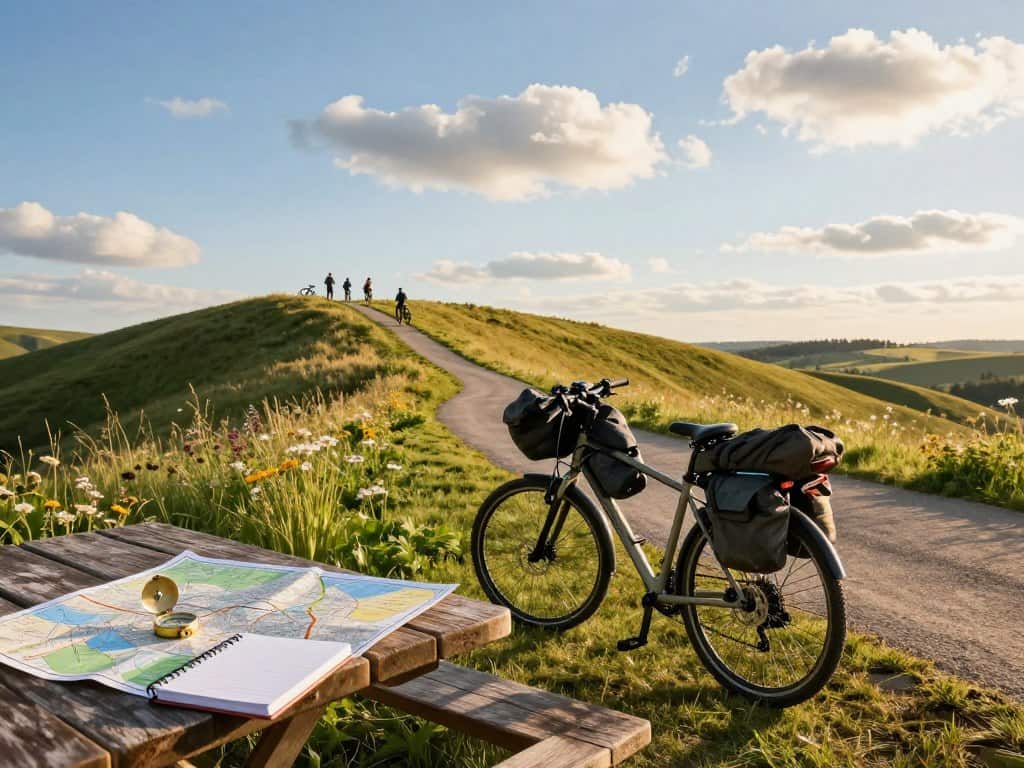Anreiseplanung für Fahrradtour