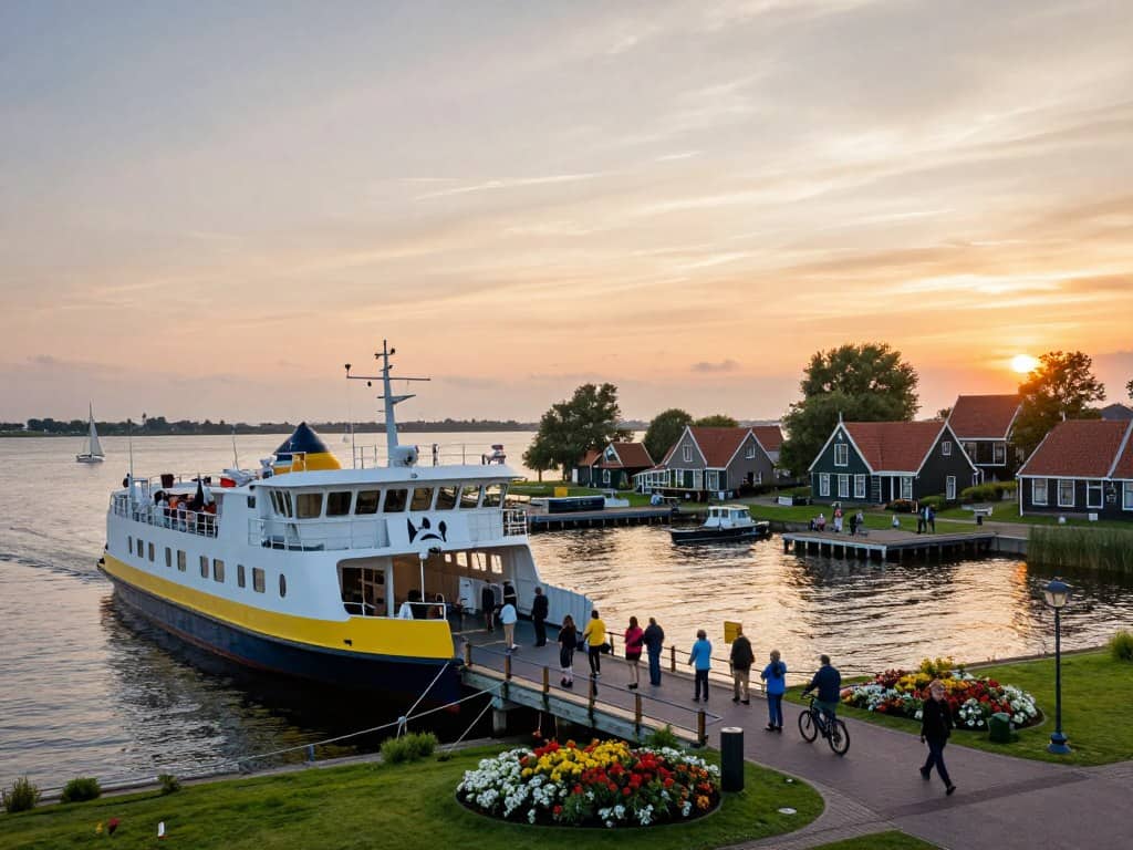 Fähre Enkhuizen–Stavoren – Überfahrt mit Fahrrad