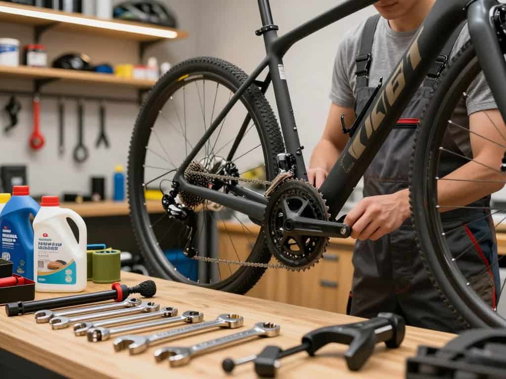 Fahrrad Wartung und Vorbereitung