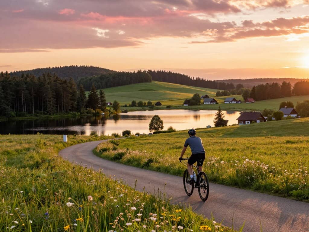 Fahrradfahren durch die Masuren in Polen Fahrradfahren durch die Masuren in Polen
