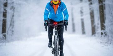 Fahrradfahren im Winter mit der richtigen Bekleidung