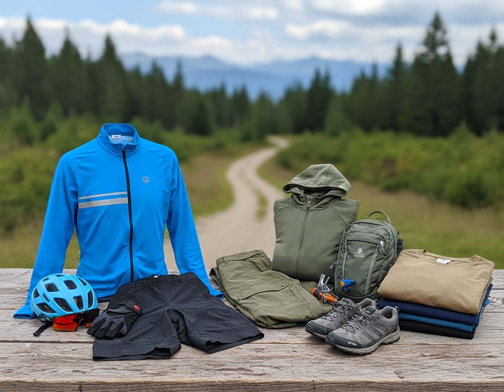 Funktionale Fahrradkleidung