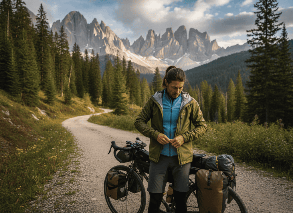 Layering Bikepacking – drei Schichten erklärt