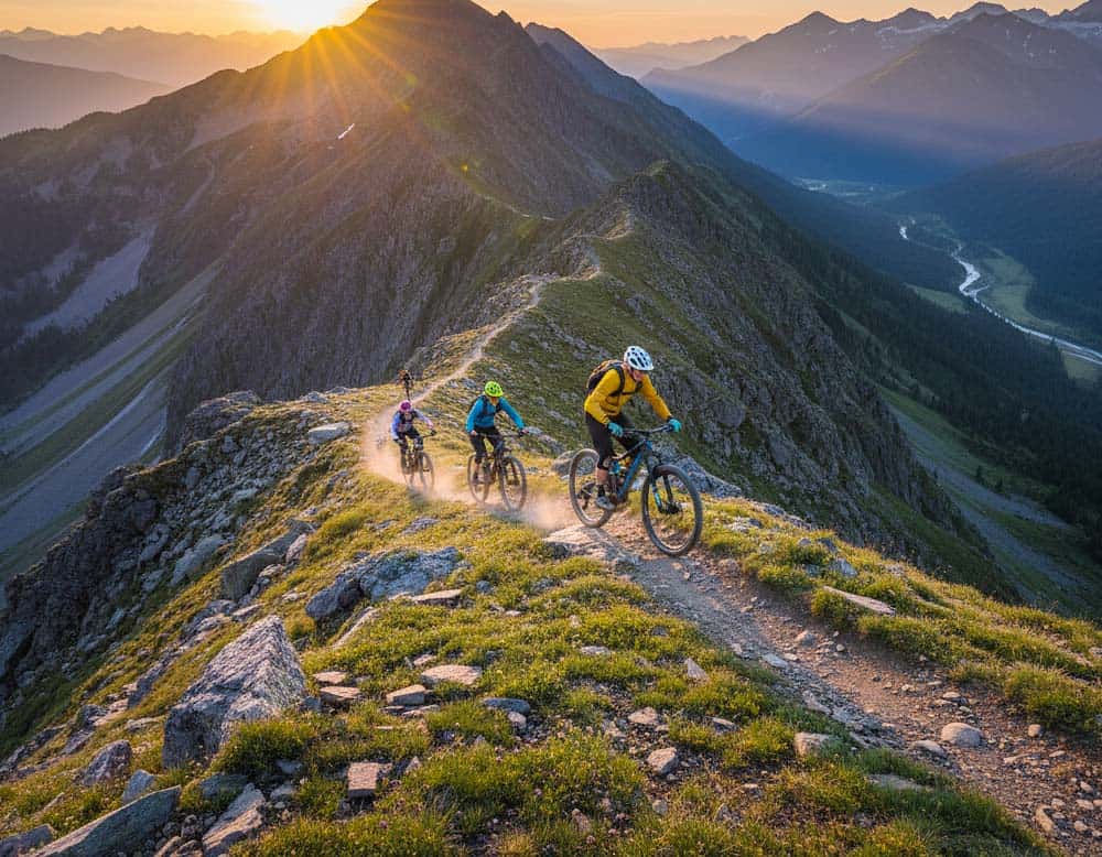 Mit dem Mountainbike auf Tour