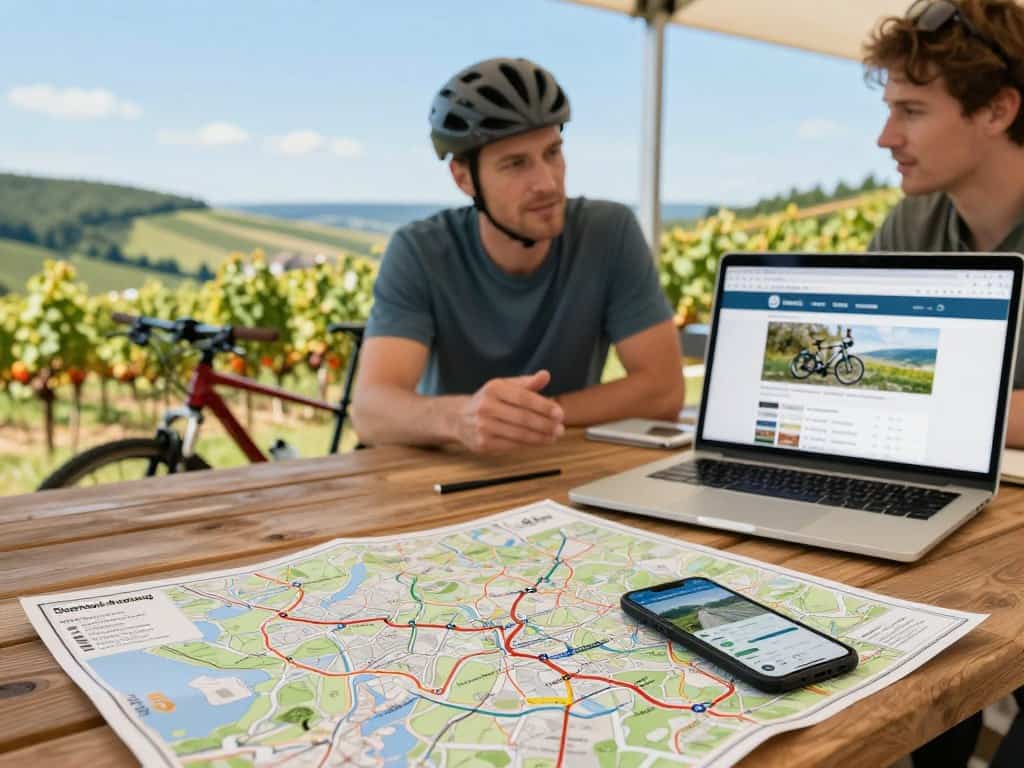 Planung der Saar-Mosel-Radtour – Anreise und Navigation