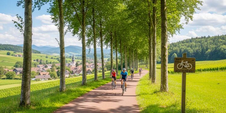 Rad Wanderwege in Deutschland