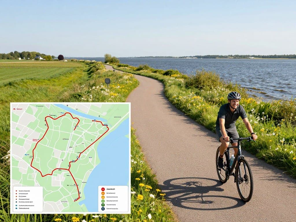 Radwege IJsselmeer – Routenplanung und Knotenpunktsystem