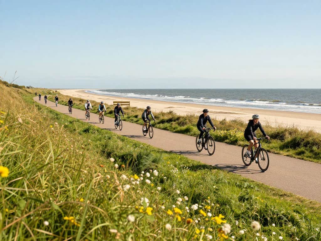 Radwege an der holländischen Küste Radwege an der holländischen Küste