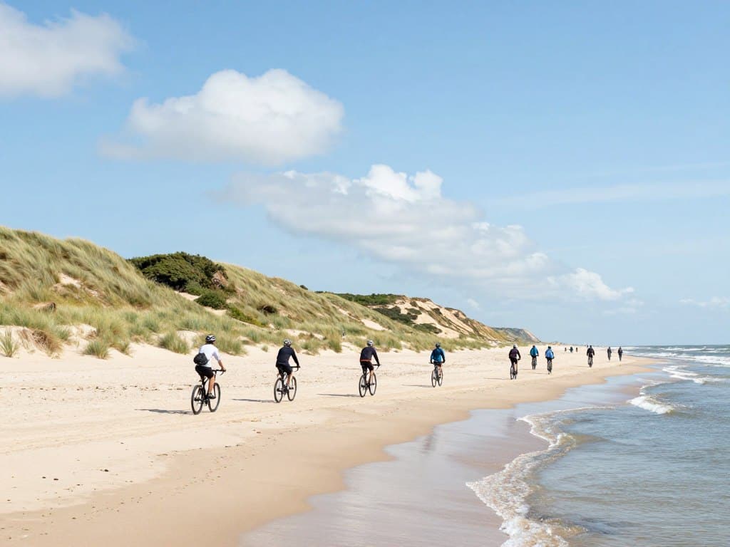 Strandabschnitt zwischen Zandvoort und Hoek van Holland