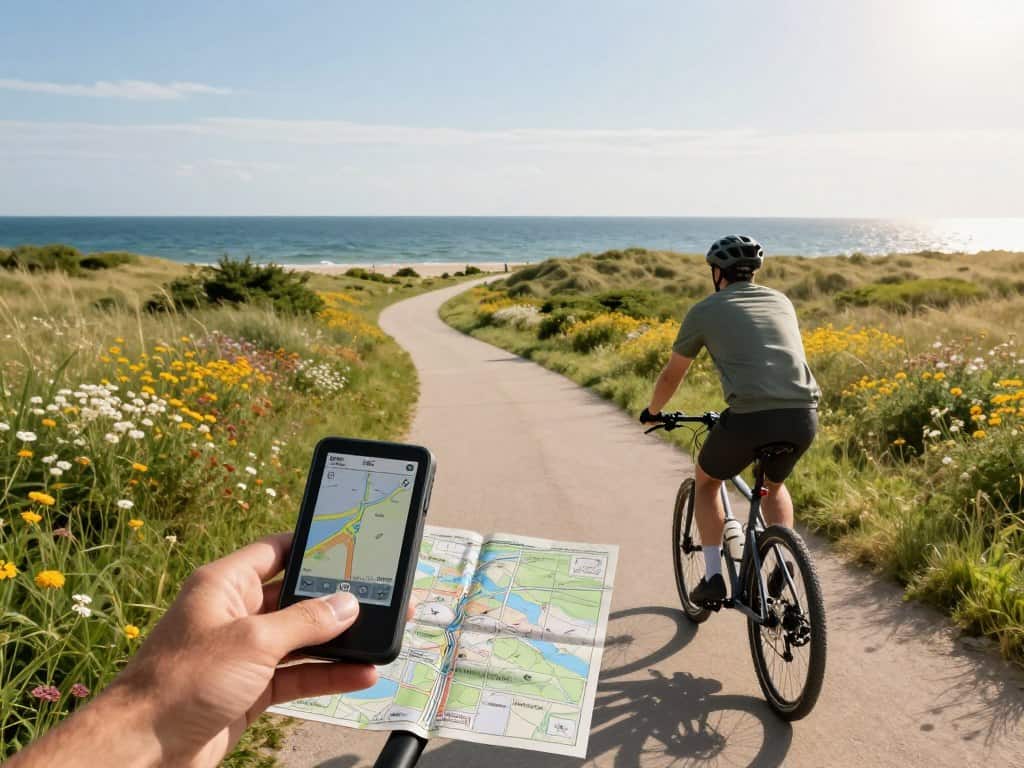 Navigation Radtour polnische Ostseeküste – Wegweiser und Karte