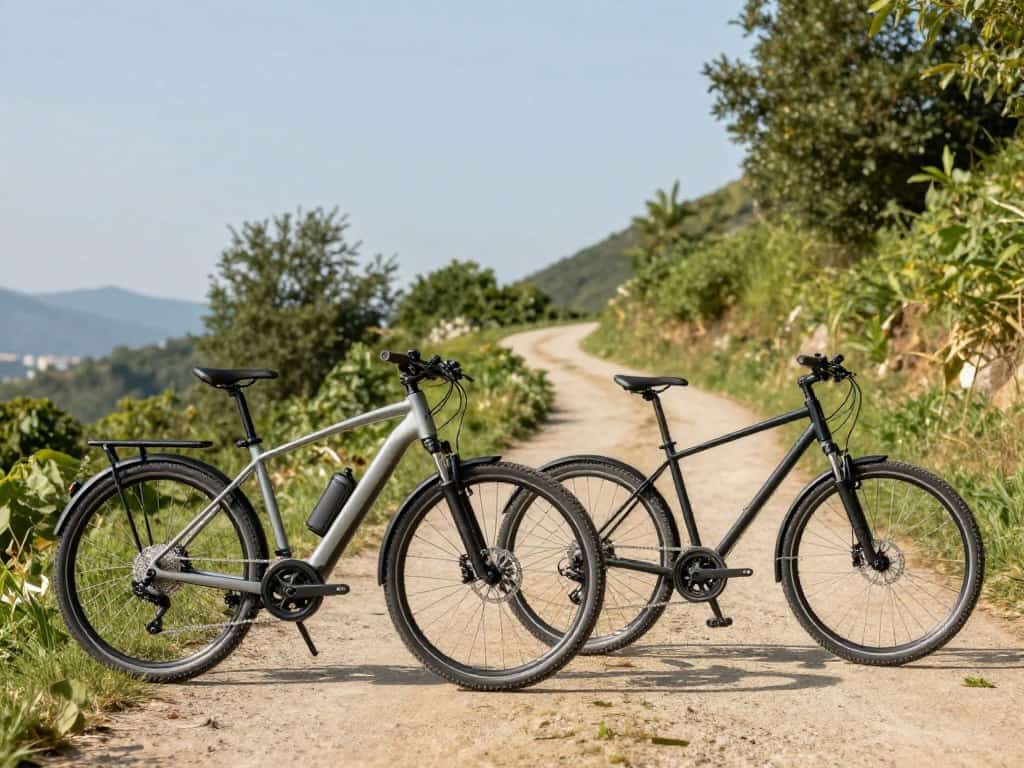 E-Trekkingrad vs Trekkingrad – Vergleich auf verschiedenen Strecken