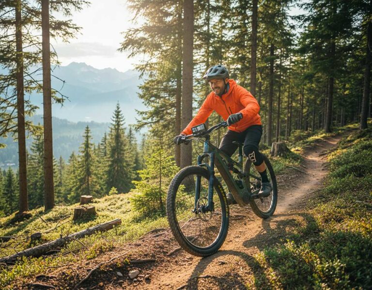 Mehr über den Artikel erfahren Akku-Reichweite am E-MTB durch einen angepassten Fahrstil verlängern