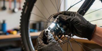 Bremsbeläge rechtzeitig prüfen beim Mountainbike