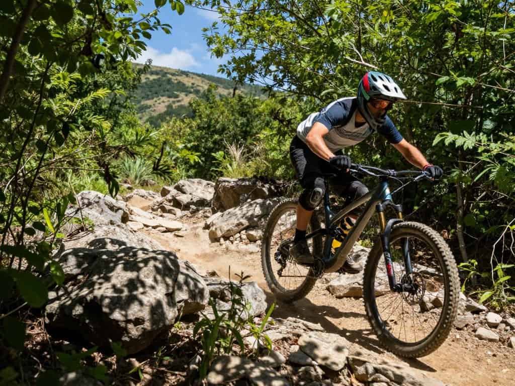 Grundposition MTB – neutrale Fahrposition auf dem Mountainbike