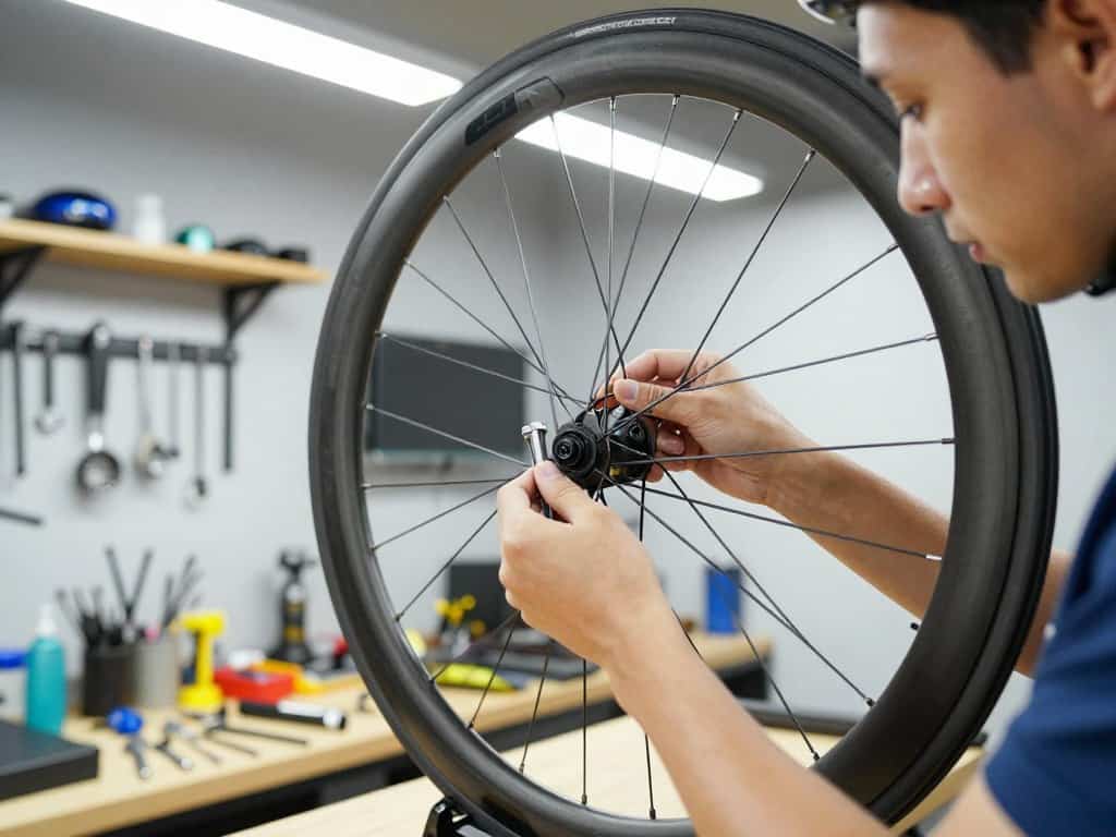 Speichen nachspannen Schritt für Schritt – Zentrierständer und Speichenschlüssel