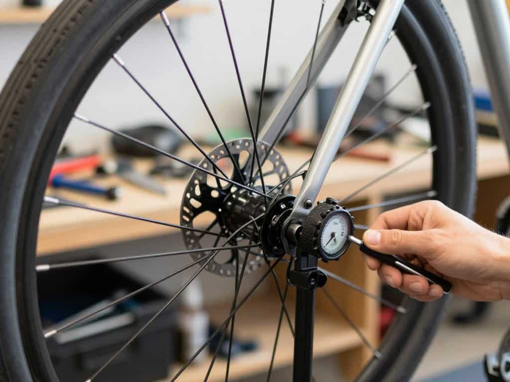 Seitenschlag und Höhenschlag am Laufrad erkennen